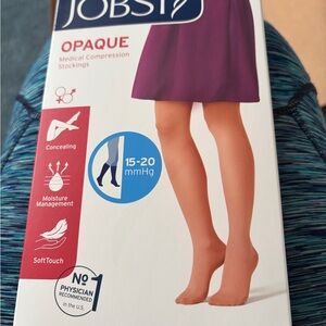 Jobst Opaque Compression Knee Highs-Black